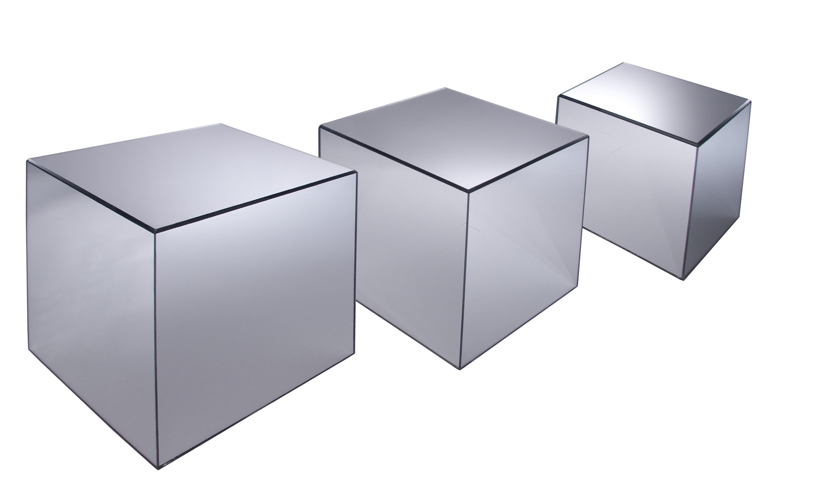 Cal-Mil Acrylic Mirror Cube Risers | Perigold