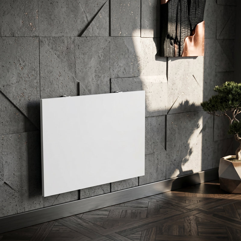 Table rectangulaire pliante - l 24 po x H 1 po x P 20 po - Blanc