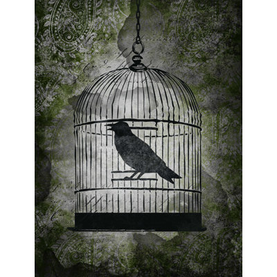 " Spooky Bird Cage Green "
