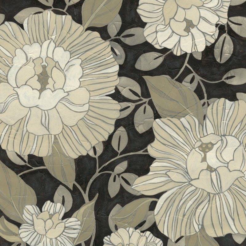 Jardin noir II, H 12 po x l 12 po x P 1,25 po