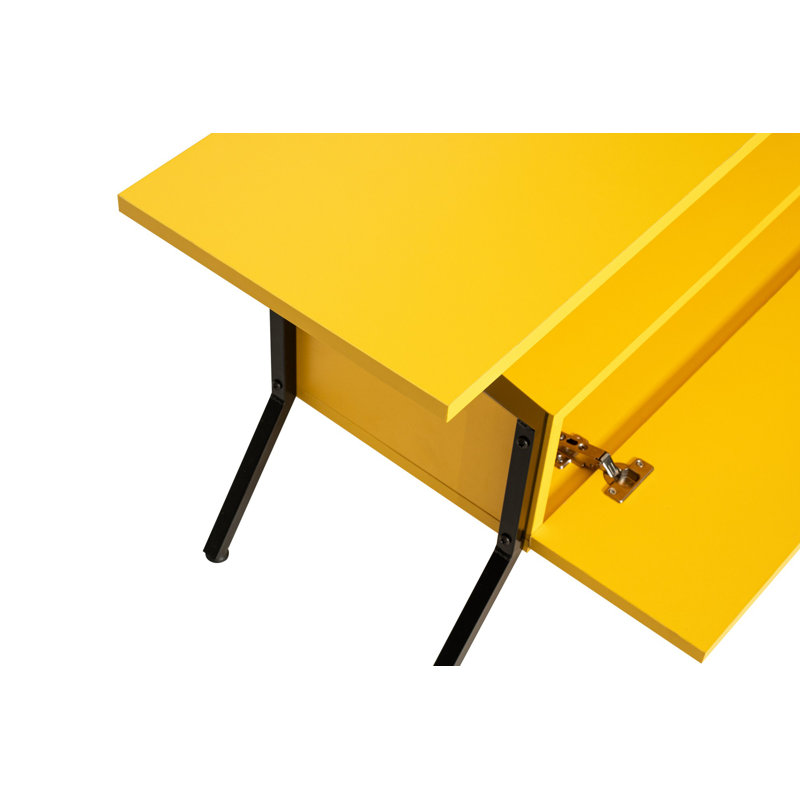 Alburnett TV Stand, Yellow/Black