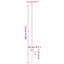 Vidaxl Fence Posts 10 Pcs U-Channel Galvanised Steel-114619014-114619016