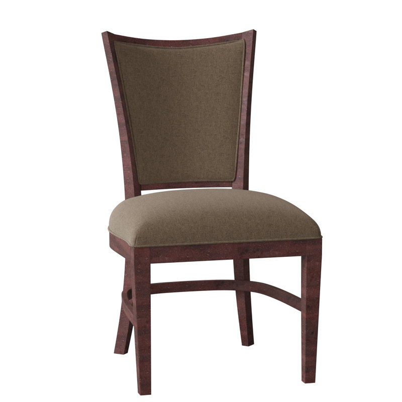 Hamlin Upholstered King Louis Back Side Chair, 9953 Mink, Montego Bay
