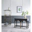 Console en bois avec accents dorés