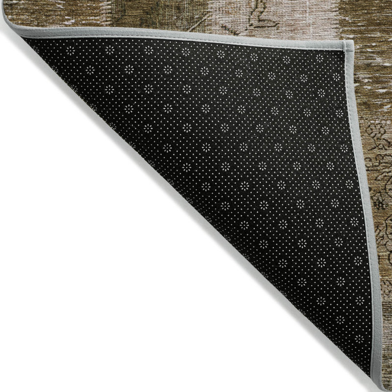 Tapis intérieur / extérieur Heffington avec envers antidérapant, Rectangle 1 pi 8 po x 2 pi 6 po