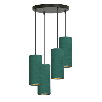 Ealidh 4 - Light Steel Cluster Pendant