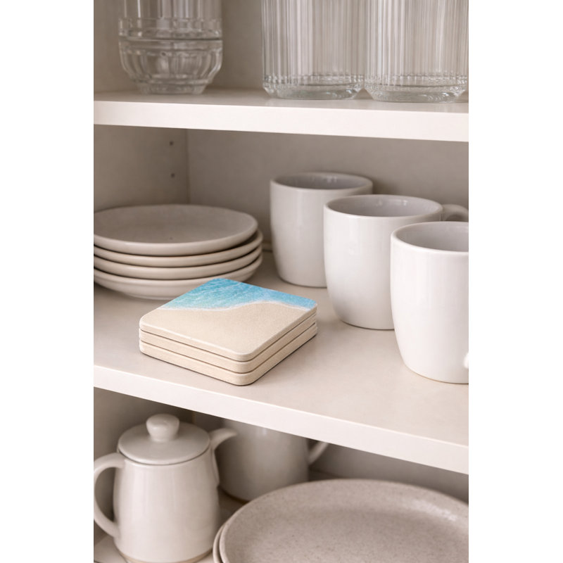 Square 2 Piece Coaster Set