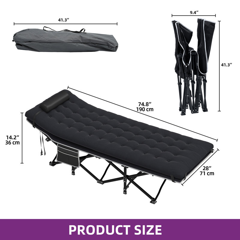 Folding Recliner Chair with Cushions