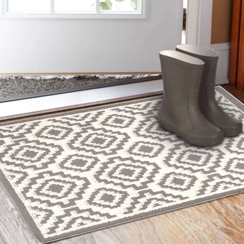 Tapis de porte d'intérieur antidérapant 2 pièces, 48 po x 20 po + 30 po x 20 po