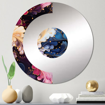 Miroir mural Blue Galactic Dreams Marble Dreams