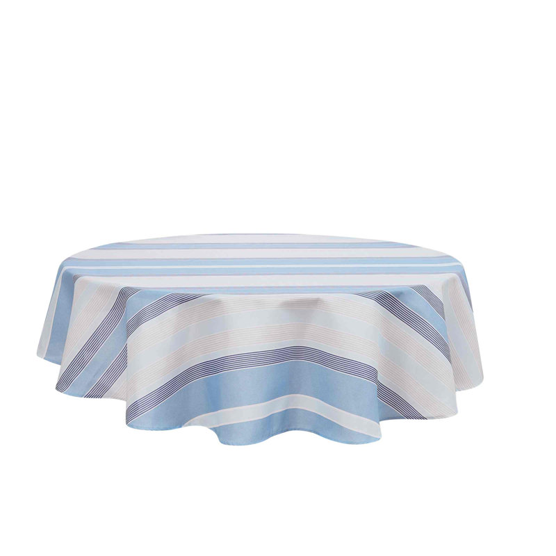 Izod Breakers Stripe 70" Round Tablecloth