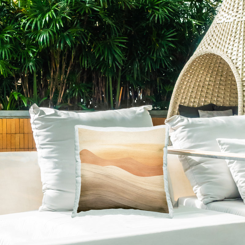 Coussin extérieur Ombre Desert Dunes