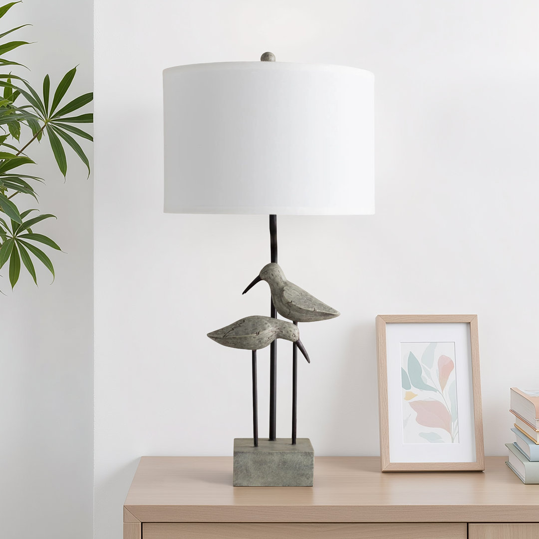 Leila Resin Table Lamp Beachcrest Home™