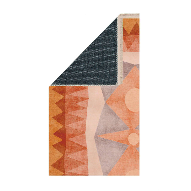 Tapis terre cuite Solstice