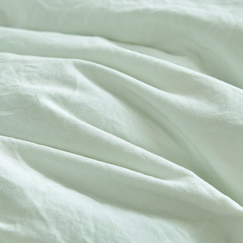 Ensemble d'édredon en duvet synthétique Ultra Cozy, Édredon pour très grand lit + 2 très grandes ta, Vert clair