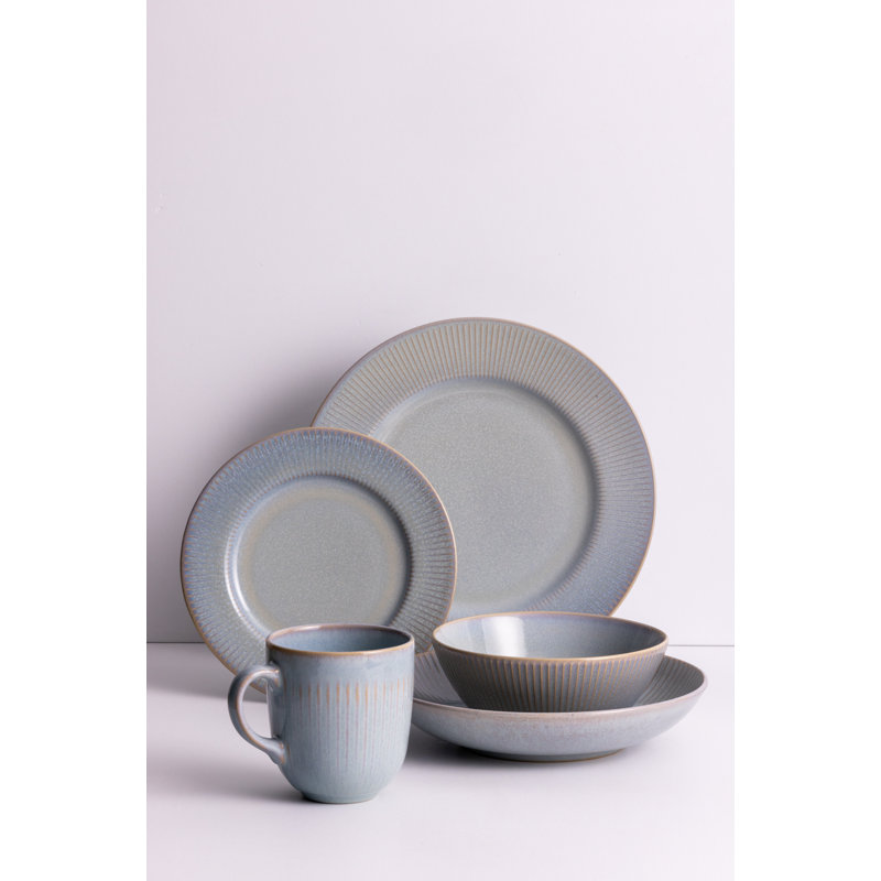 Reactive Linear Set Of 4 Bowls 16CM, Grey