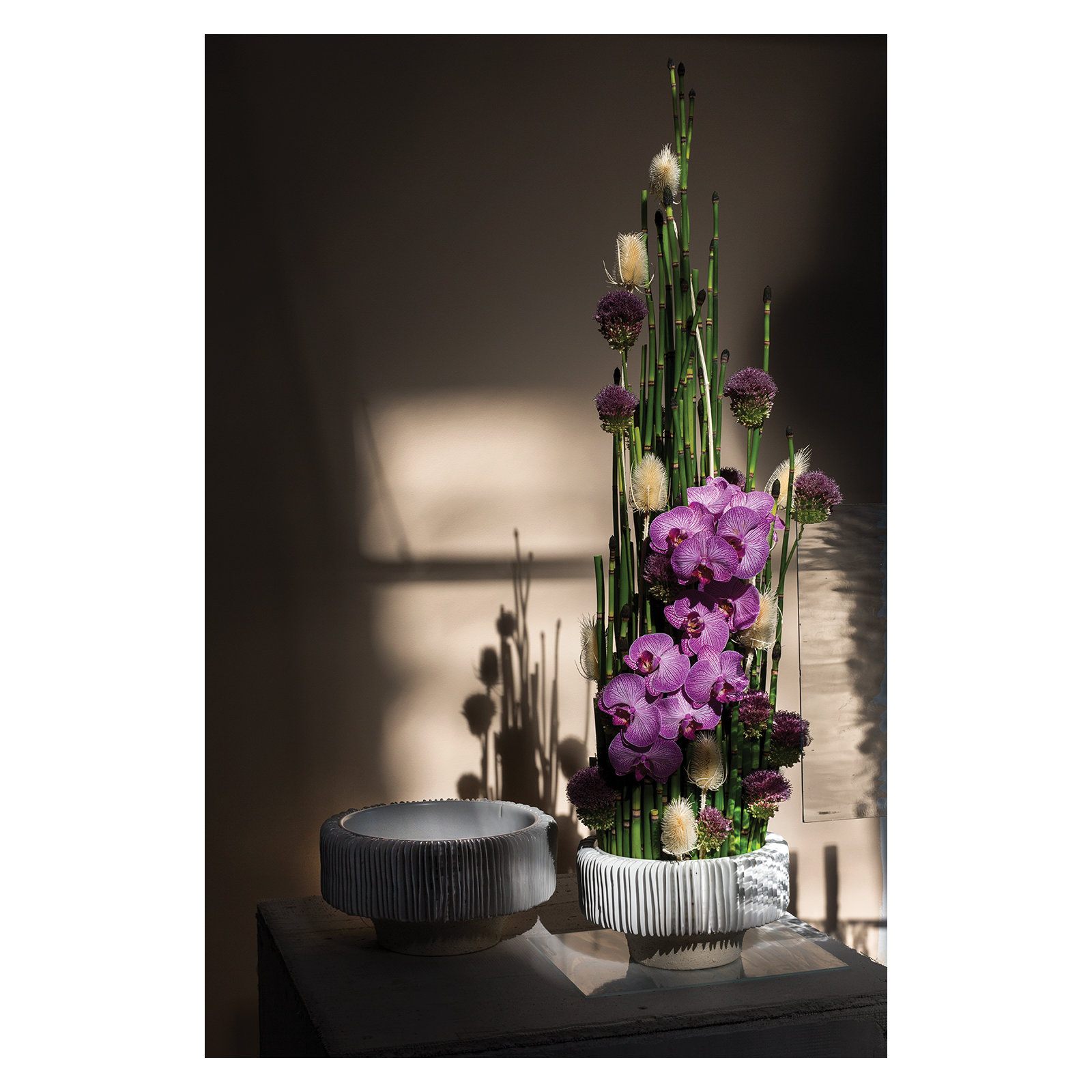 Arielle Handmade Ceramic Table Vase, 5.25" H x 9.25" W x 9.25" D