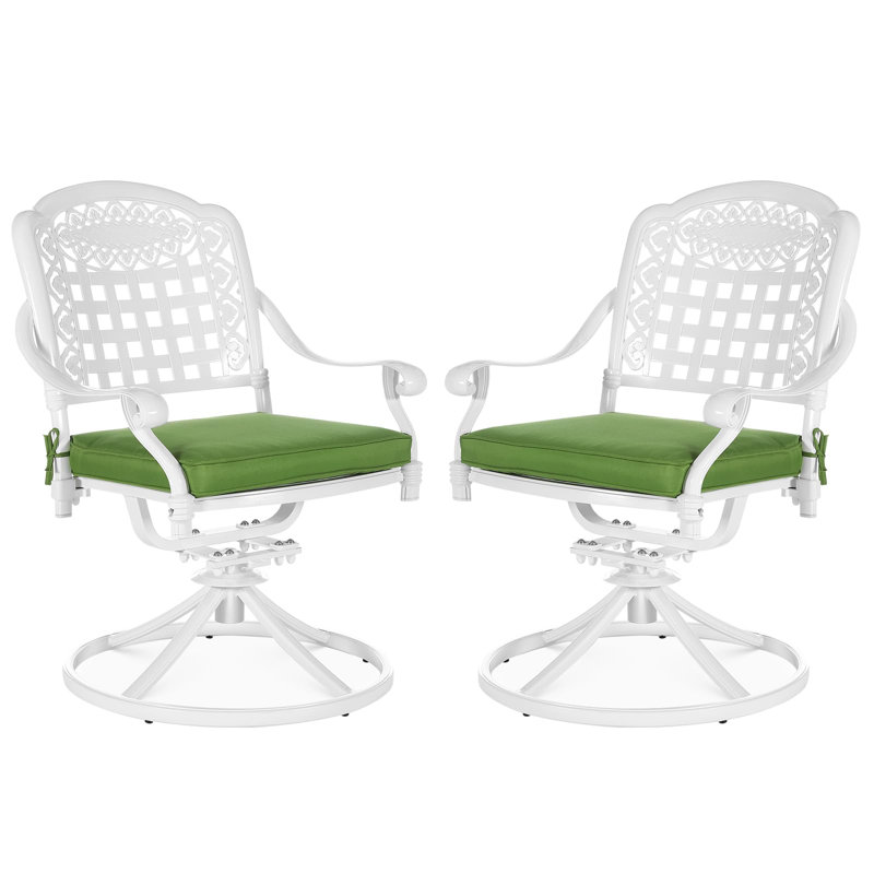 Ensemble de 2 chaises de patio pivotantes Vivijason