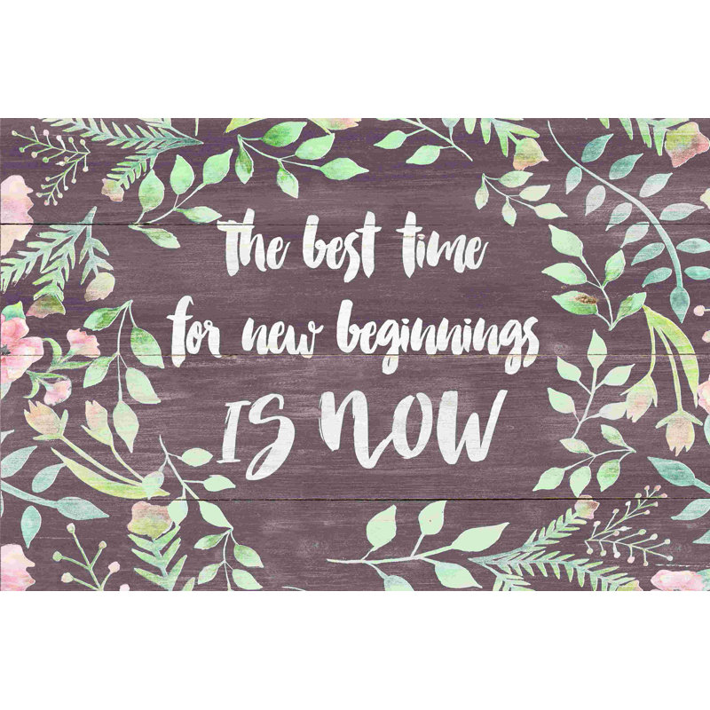 New Beginnings - Impression sur toile tendue, H 8 po x l 12 po