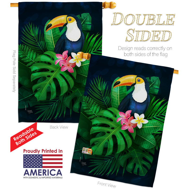Ensemble de drapeaux double face en polyester 40 po x 28 po
