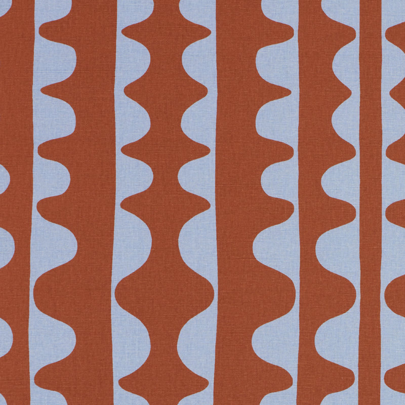 Schumacher X Hadiya Williams Drift Fabric, Currant