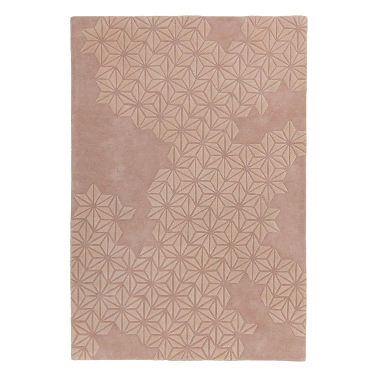 Olive Geometric Hand Woven Area Rug
