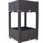 Lit à fleurs brun - 15,7 po x 15,7 po x 27,7 po, Blooming Beauty Keep Away From Your Garden-1411361816-1411362021
