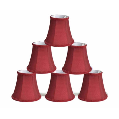 Abat-jour candélabre en soie / shantung cloche (à pince)