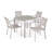 Simone 4 - Person Patio Dining Set with Square Table