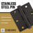 3 X 3 Solid Brass Architectural Hinge With Ball Tips-71108040