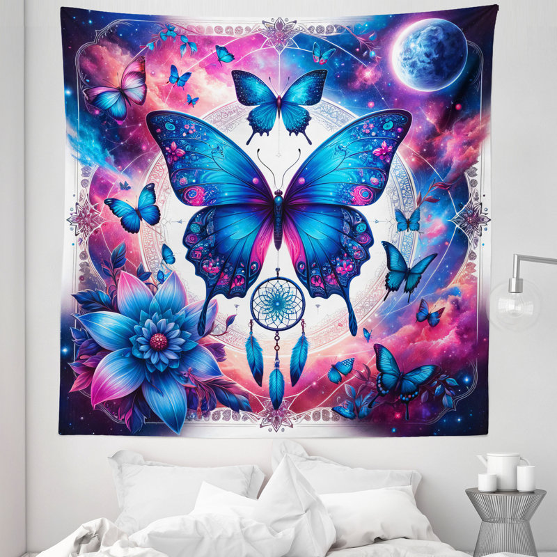 Tapisserie en microfibre, H 88 po x l 88 po