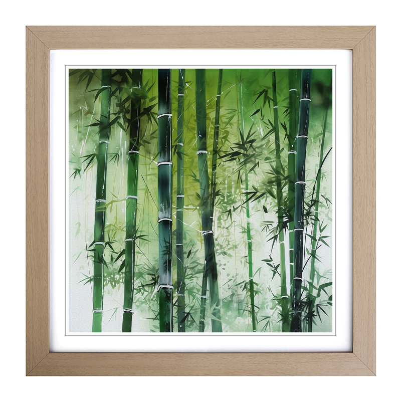 Single Picture Frame Print on Wood, Oak
