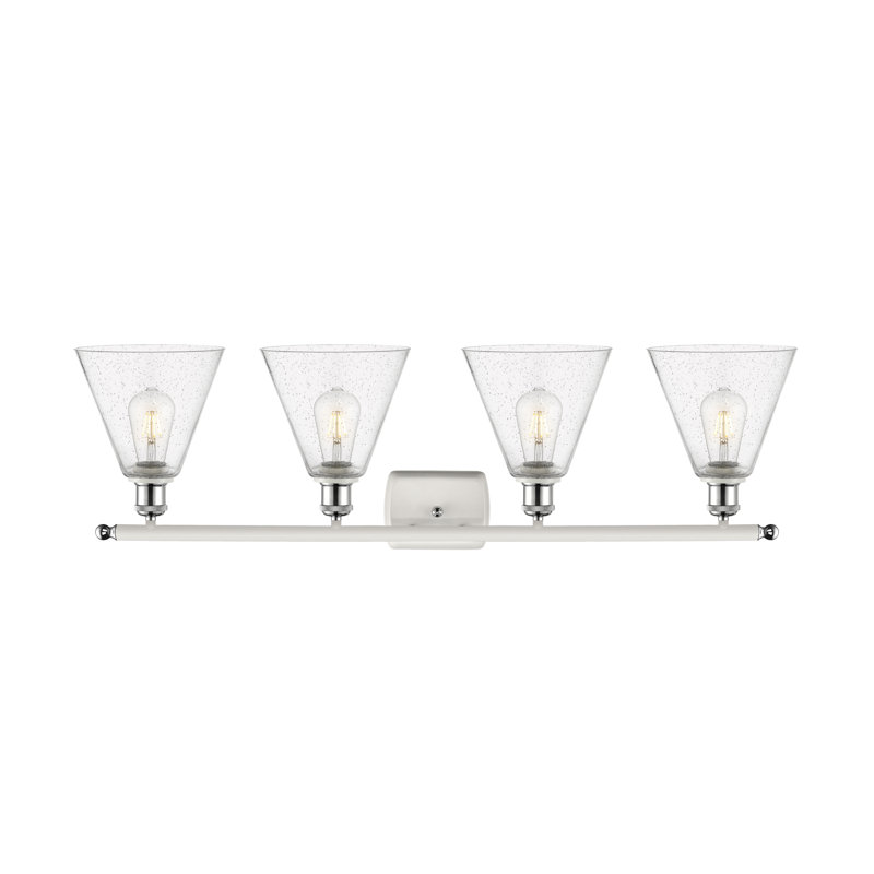 Anacani 4 - Light Vanity Light, No Bulb Included, White Polished Chrome