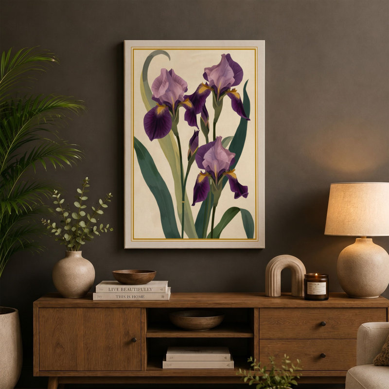 Print, 30x20 - 76.2 x 50.8 cm, Sage Border
