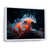 White Floater Framed