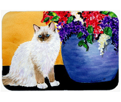 Planche à découper en verre ragdoll east urban home