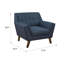 Fauteuil en polyester touffeté de 94,99 cm de large Javarris-771522002