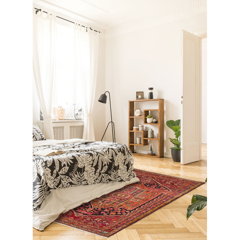 Tapis orange Anadol 4 pi 4 po x 7 pi 3 po