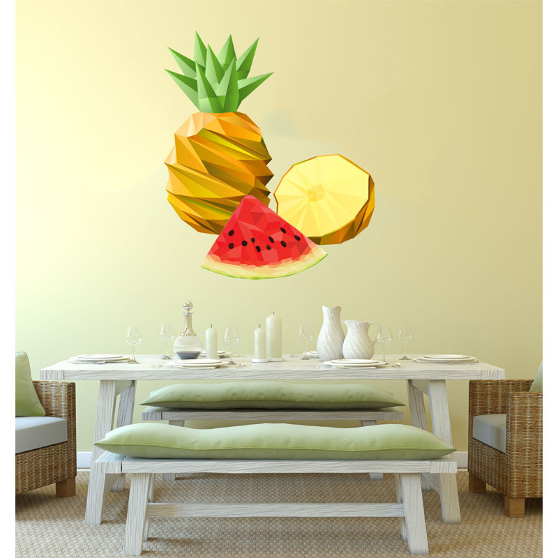 Food & Beverage Wall Decal, 46" H x 50" W
