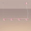 Chandelier AURA 4 white Gx53-2051240755