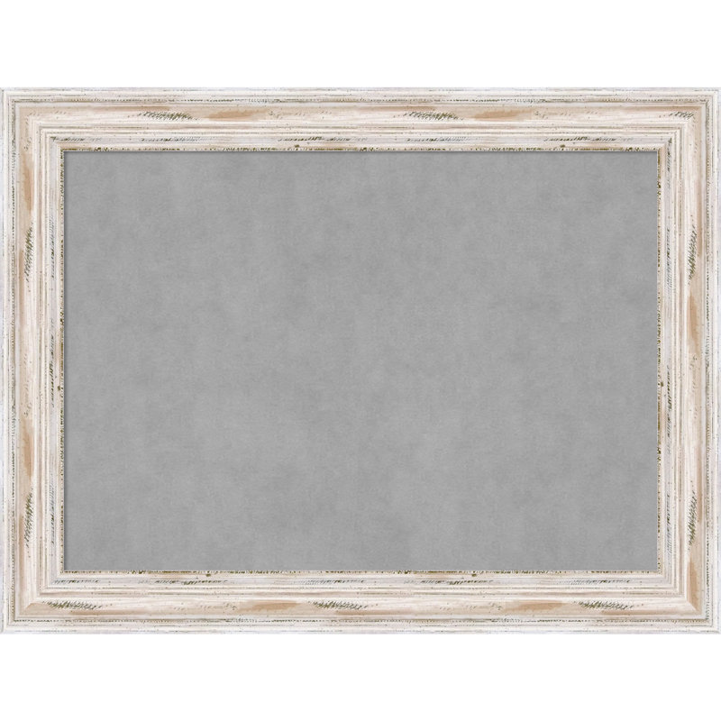 Tableau magnétique mural Gemini, H 15 po x l 27 po, Blanc délavé étroit Alexandria
