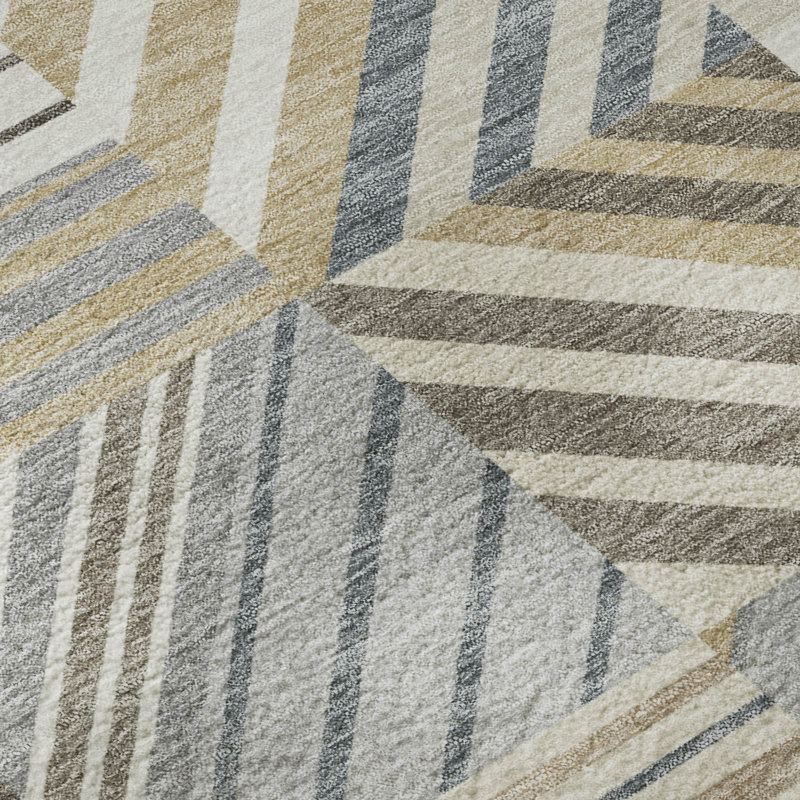 Tapis de qualité supérieure lavable à la machine Mayfield AMF2399, Ivoire ivoire, 9 pi x 12 pi