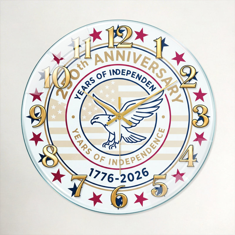 «American Eagle USA» 250th Anniversary Merchandise Modern, 40 x 40 cm (15,7 x 15,7 pouces)