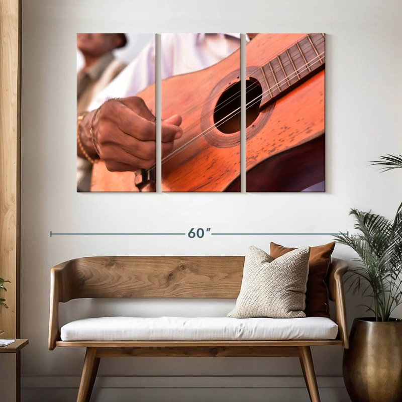 Guitare Abarca Cuban Tres, H 32 po x l 50 po