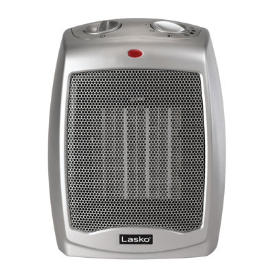 Lasko Ceramic 1500 Watt 5118 BTU Electric Compact Space Heater with Adjustable Thermostat