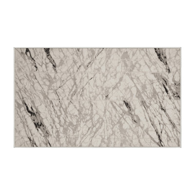 Tapis beige lavable à la machine