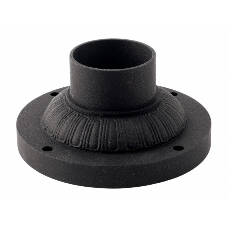 Pier Mounts 2" H Pier Mount Base, Vintage Black