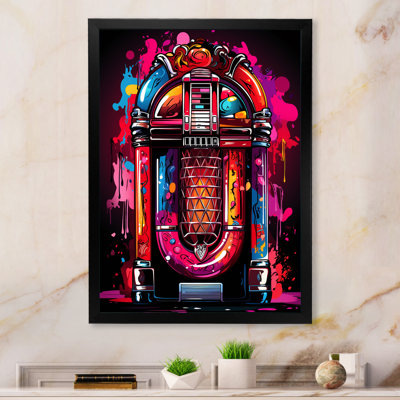 Rock N Roll Jukebox Fever II - Jukeboxes Wall Art