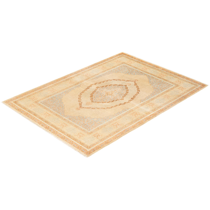 Classic One-of-a-Kind 4' 9" X 6' 7" Hand Knotted Area Rug
