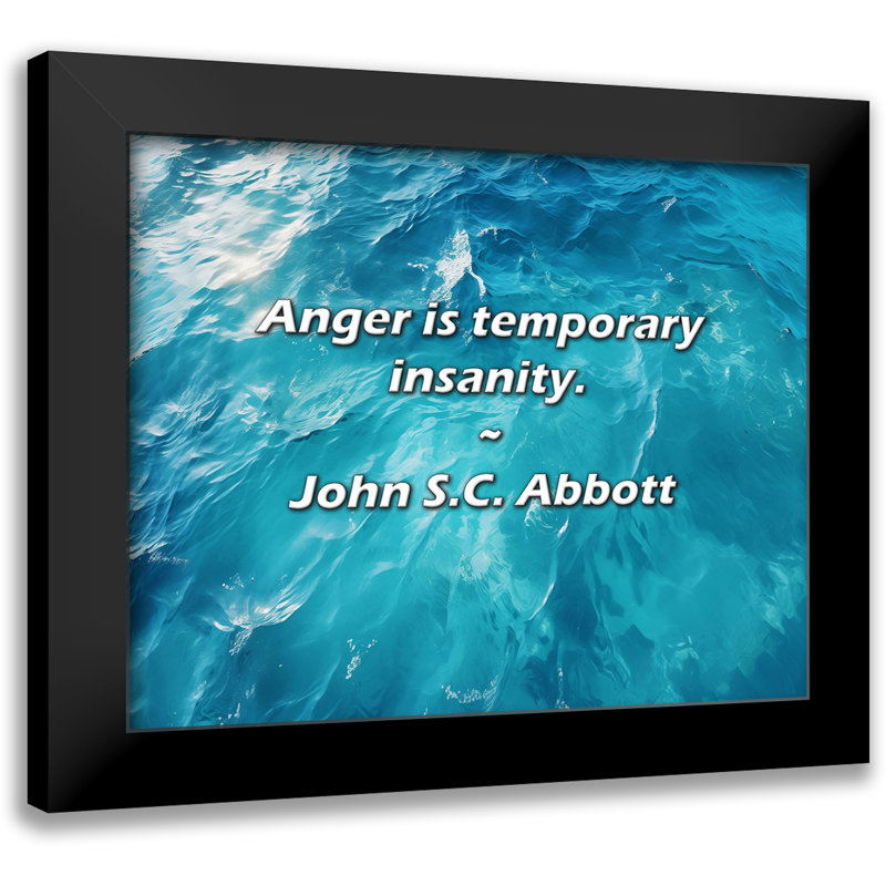 John S.C. Abbott Quote: Anger is temporary insanity.